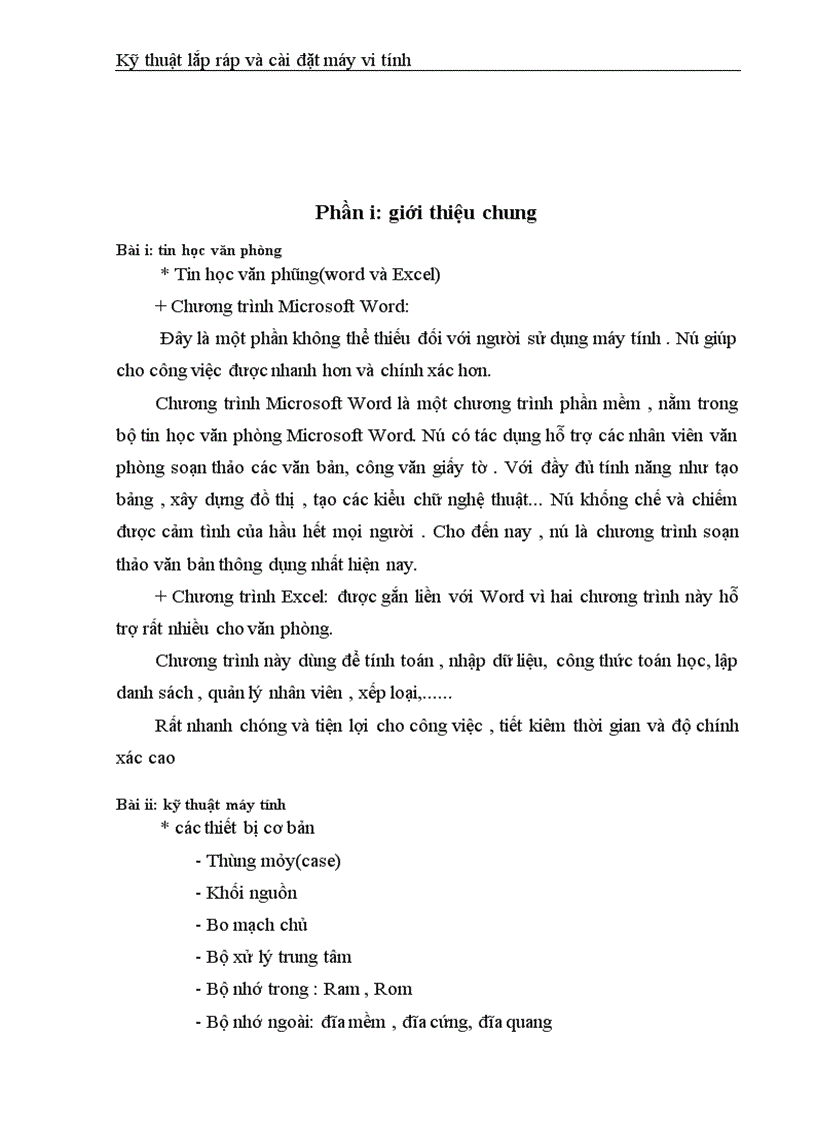 image for page kỹ thuật lắp ráp và cài đặt máy vi tính