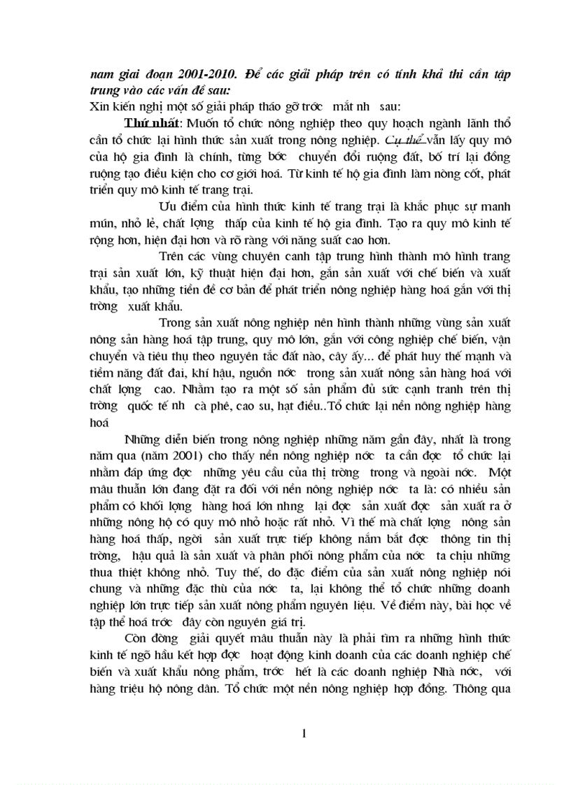 image for page Phương hướng cơ bản chuyển dịch cơ cấu nông nghiệp Việt Nam giai đoạn 2001 2010 1