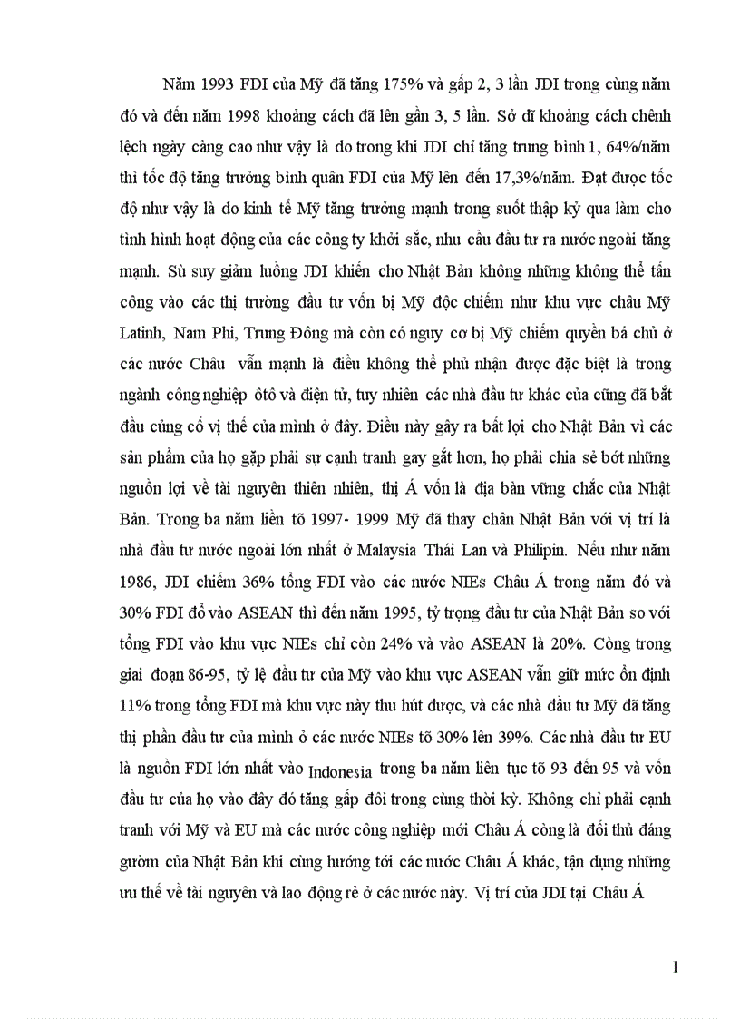 image for page Tình hình đầu tư trực tiếp ra nước ngoài của Nhật Bản trong thập kỷ 90 và một số giải pháp nhằm tăng cường thu hút đầu tư của Nhật Bản vào Việt Nam 1