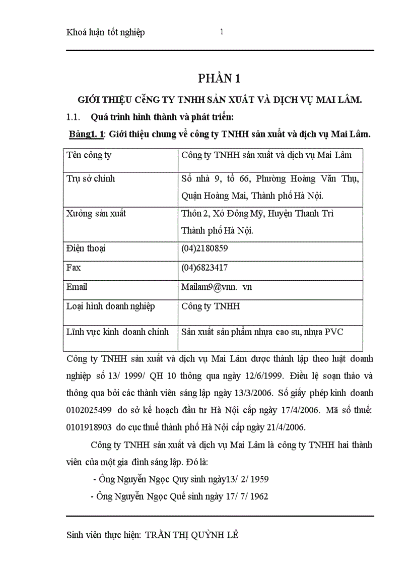 image for page Nâng cao hiệu quả sử dụng nguồn nhân lực ở công ty TNHH sản xuất và dịch vụ Mai Lâm 1