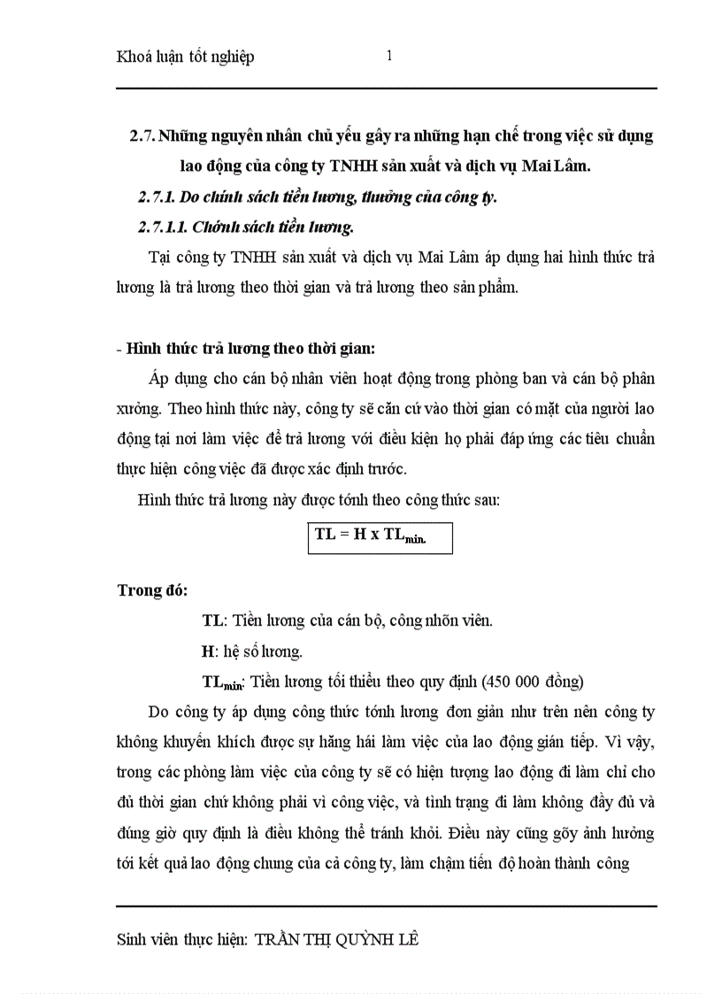 image for page Nâng cao hiệu quả sử dụng nguồn nhân lực ở công ty TNHH sản xuất và dịch vụ Mai Lâm 1