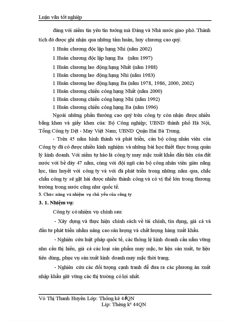image for page Phân tích tình hình hoạt động sản xuất kinh doanh của công ty Cổ phần may Thăng Long giai đoạn 2000 2005