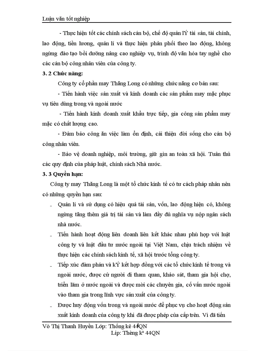image for page Phân tích tình hình hoạt động sản xuất kinh doanh của công ty Cổ phần may Thăng Long giai đoạn 2000 2005