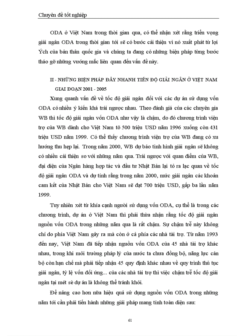 image for page Những giải pháp nhằm đẩy nhanh tiến độ giải ngân nguồn vốn hỗ trợ phát triển chính thức ODA tại Việt Nam giai đoạn 2001 2005