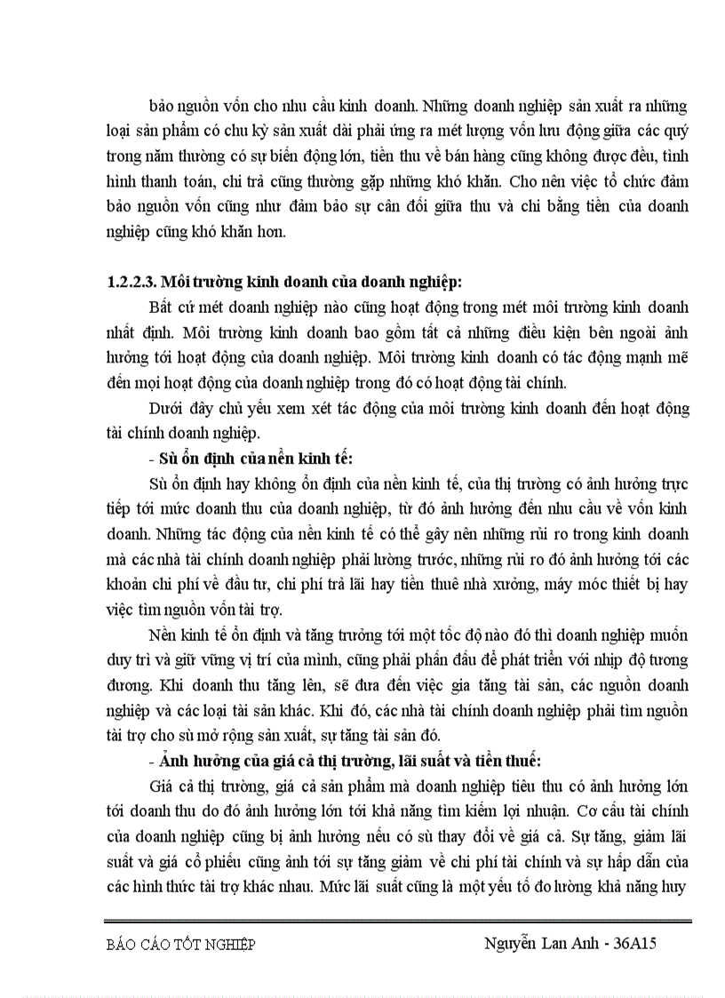 image for page Vốn kinh doanh và những biện pháp nâng cao hiệu quả sử dụng vốn kinh doanh ở Công ty vật liệu và công nghệ 1