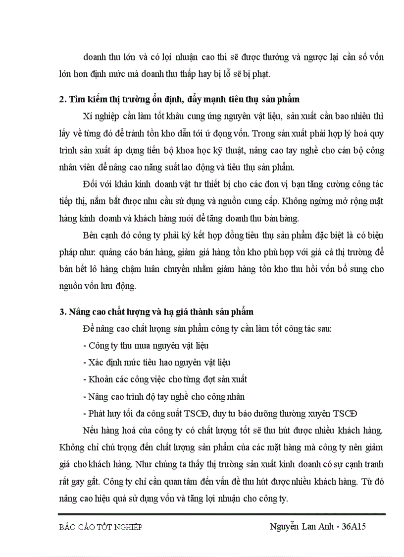 image for page Vốn kinh doanh và những biện pháp nâng cao hiệu quả sử dụng vốn kinh doanh ở Công ty vật liệu và công nghệ 1
