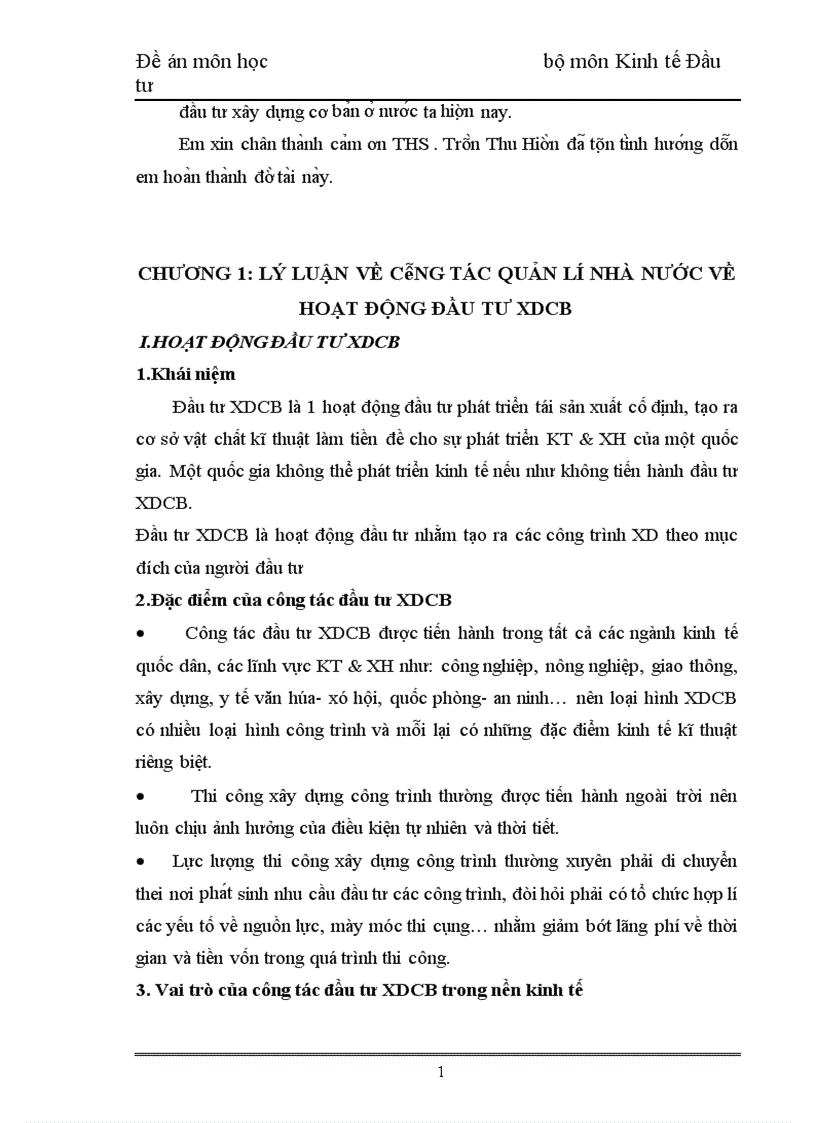 image for page Đề án môn học