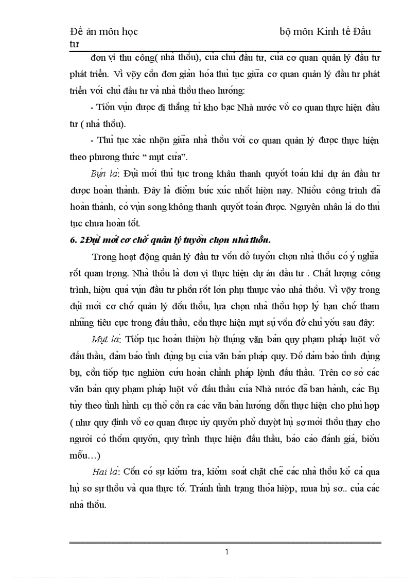 image for page Đề án môn học