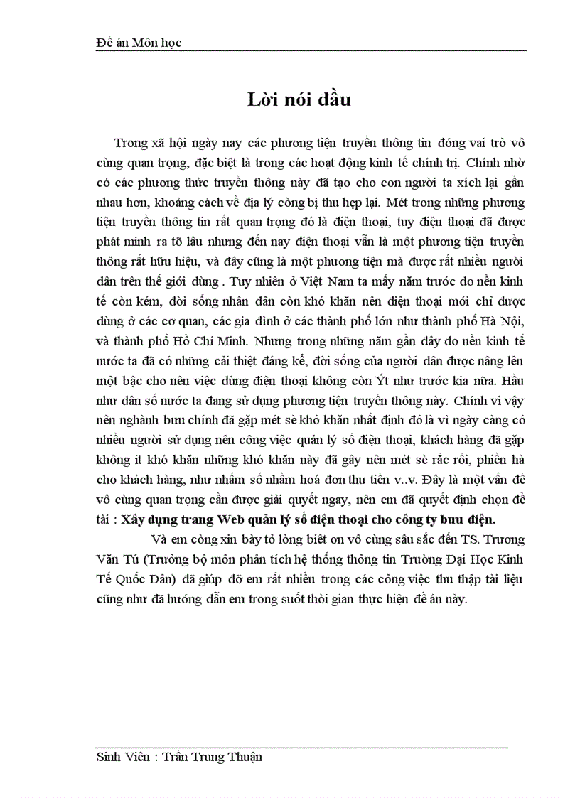 image for page Xây dựng trang Web quản lý số điện thoại cho công ty bưu điện 1