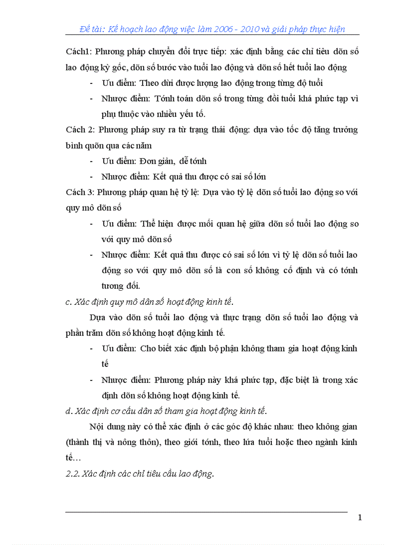 image for page Kế hoạch lao động việc làm và thực hiện kế hoạch lao động việc làm 1