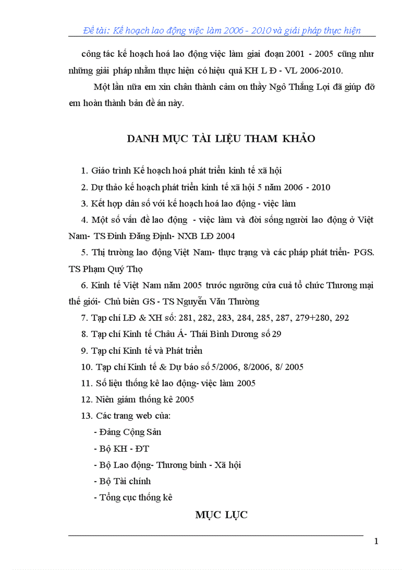 image for page Kế hoạch lao động việc làm và thực hiện kế hoạch lao động việc làm 1