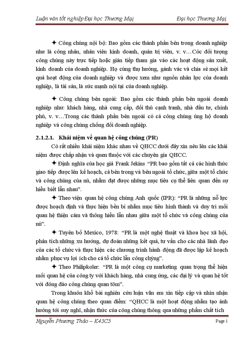 image for page Phát triển hoạt động quan hệ công chúng PR nhằm quảng bá hình ảnh của công ty cổ phần đầu tư công nghệ cao Hitec trên thị trường miền bắc