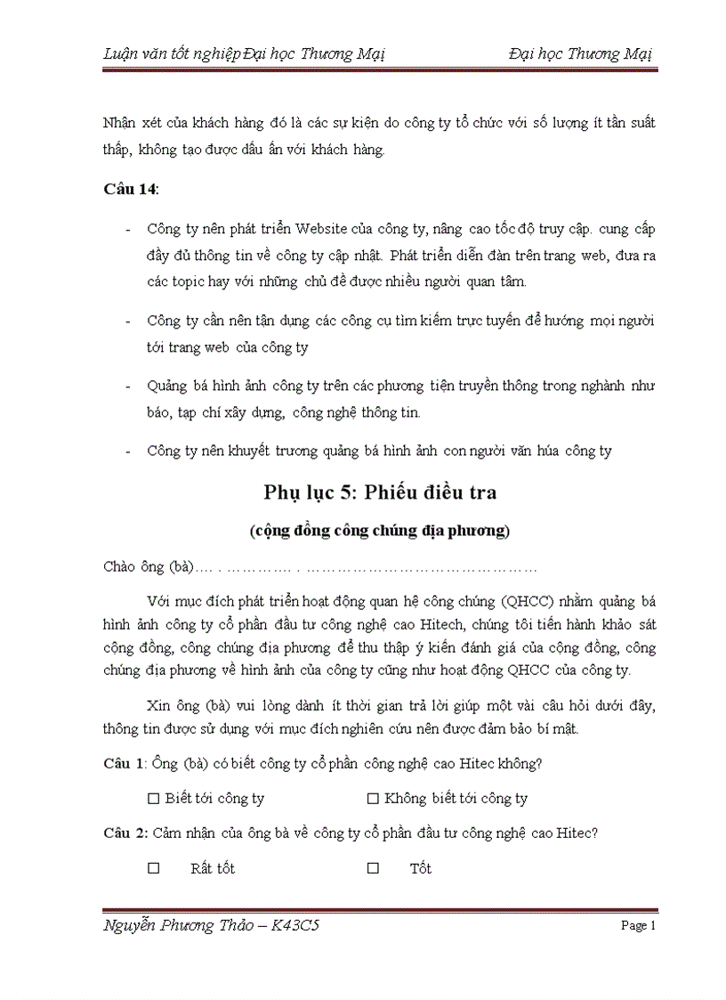 image for page Phát triển hoạt động quan hệ công chúng PR nhằm quảng bá hình ảnh của công ty cổ phần đầu tư công nghệ cao Hitec trên thị trường miền bắc