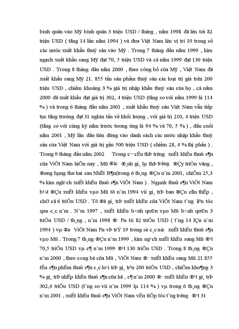 image for page Vấn đề xuất khẩu thuỷ sản của Việt Nam vào Mỹ thực trạng và giải pháp