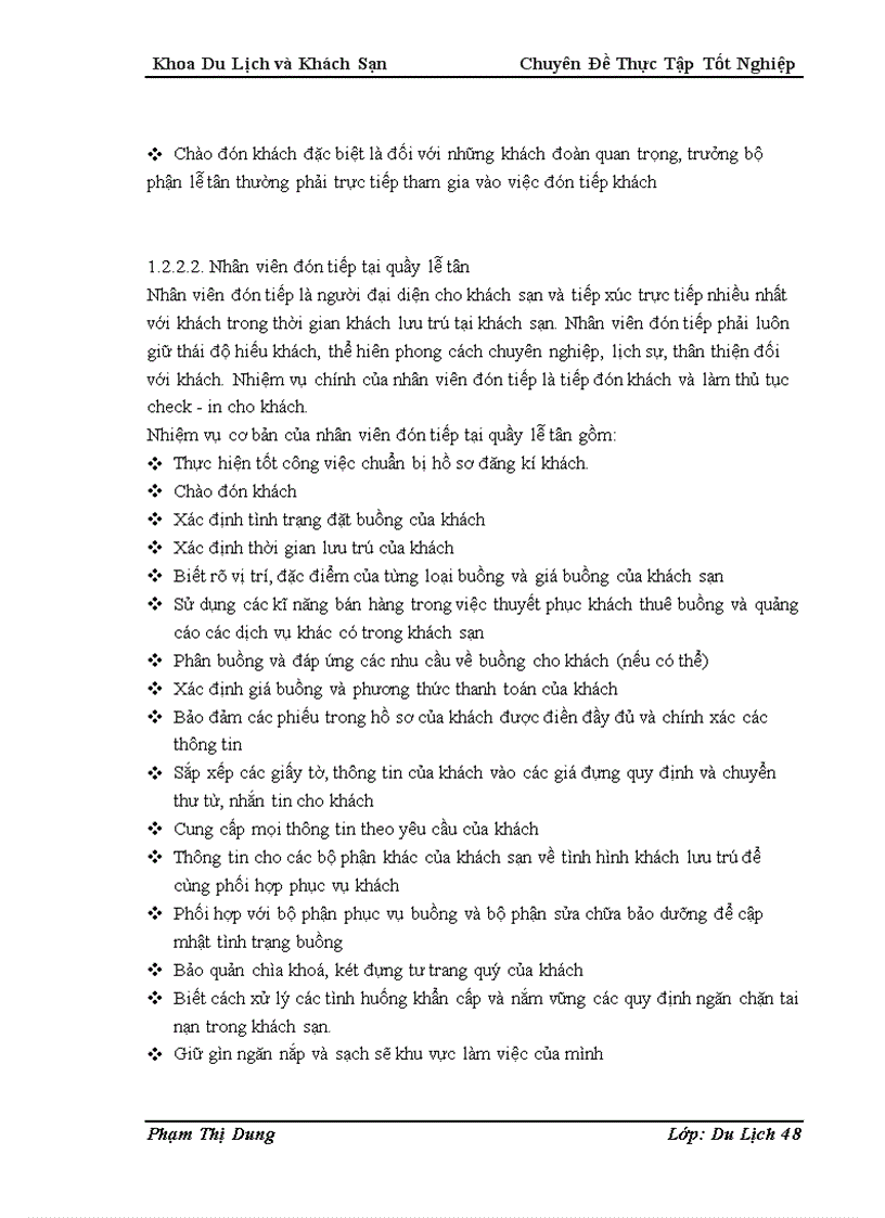 image for page Nghiên cứu quy trình phục vụ của bộ phận lễ tân khách sạn Hilton Hanoi opera