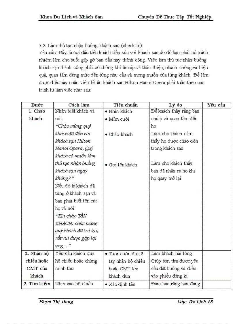 image for page Nghiên cứu quy trình phục vụ của bộ phận lễ tân khách sạn Hilton Hanoi opera