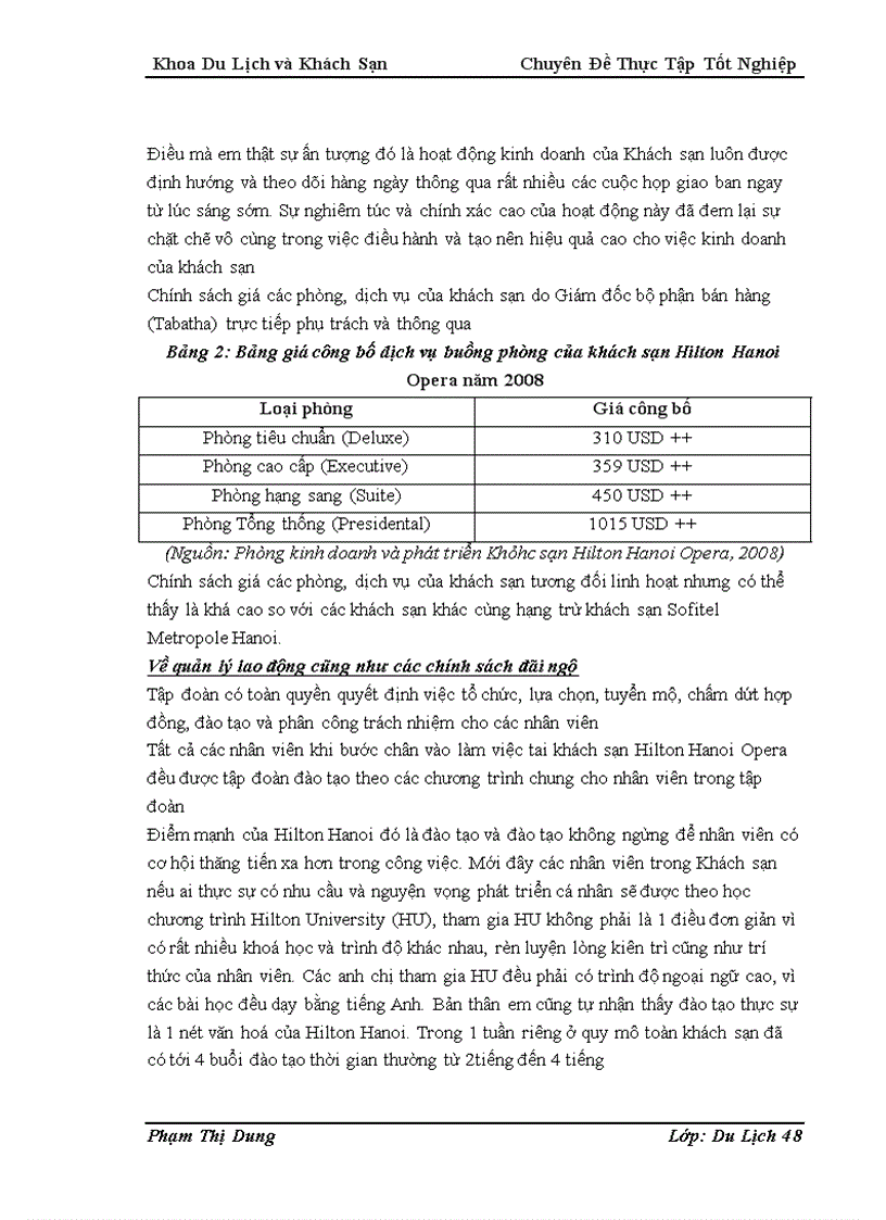 image for page Nghiên cứu quy trình phục vụ của bộ phận lễ tân khách sạn Hilton Hanoi opera