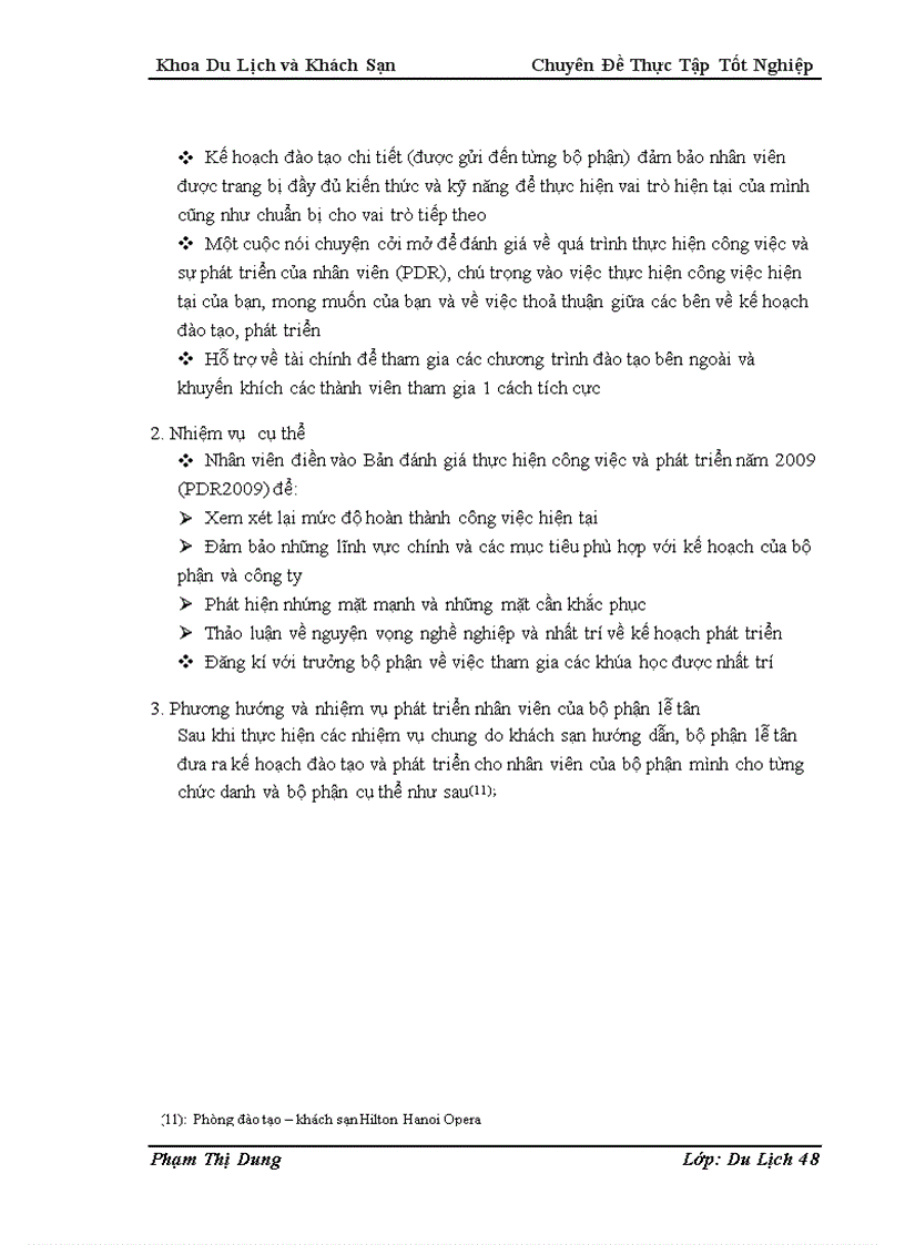 image for page Nghiên cứu quy trình phục vụ của bộ phận lễ tân khách sạn Hilton Hanoi opera