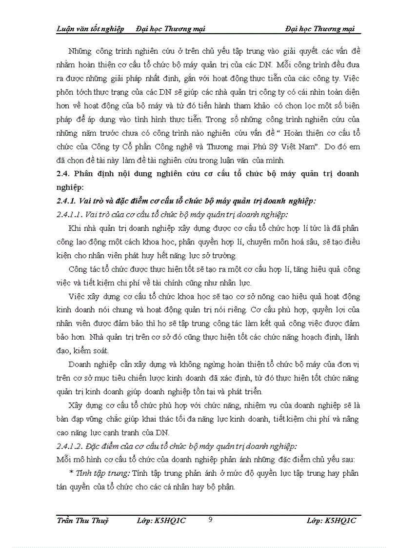 image for page Hoàn thiện cơ cấu tổ chức của Công ty Cổ phần Công nghệ và Thương mại Phú Sỹ Việt Nam