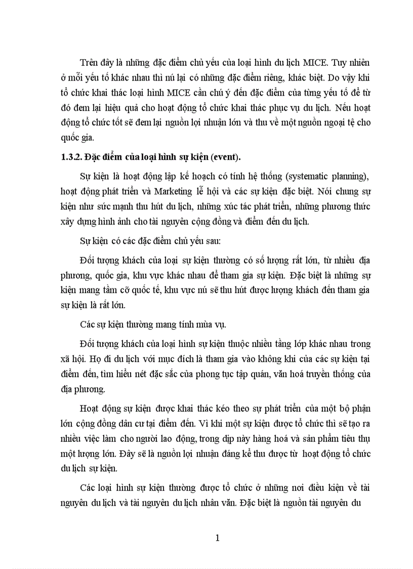 image for page Cơ sở lý luận kinh doanh du lịch MICE và sự kiện tại Hà Nội