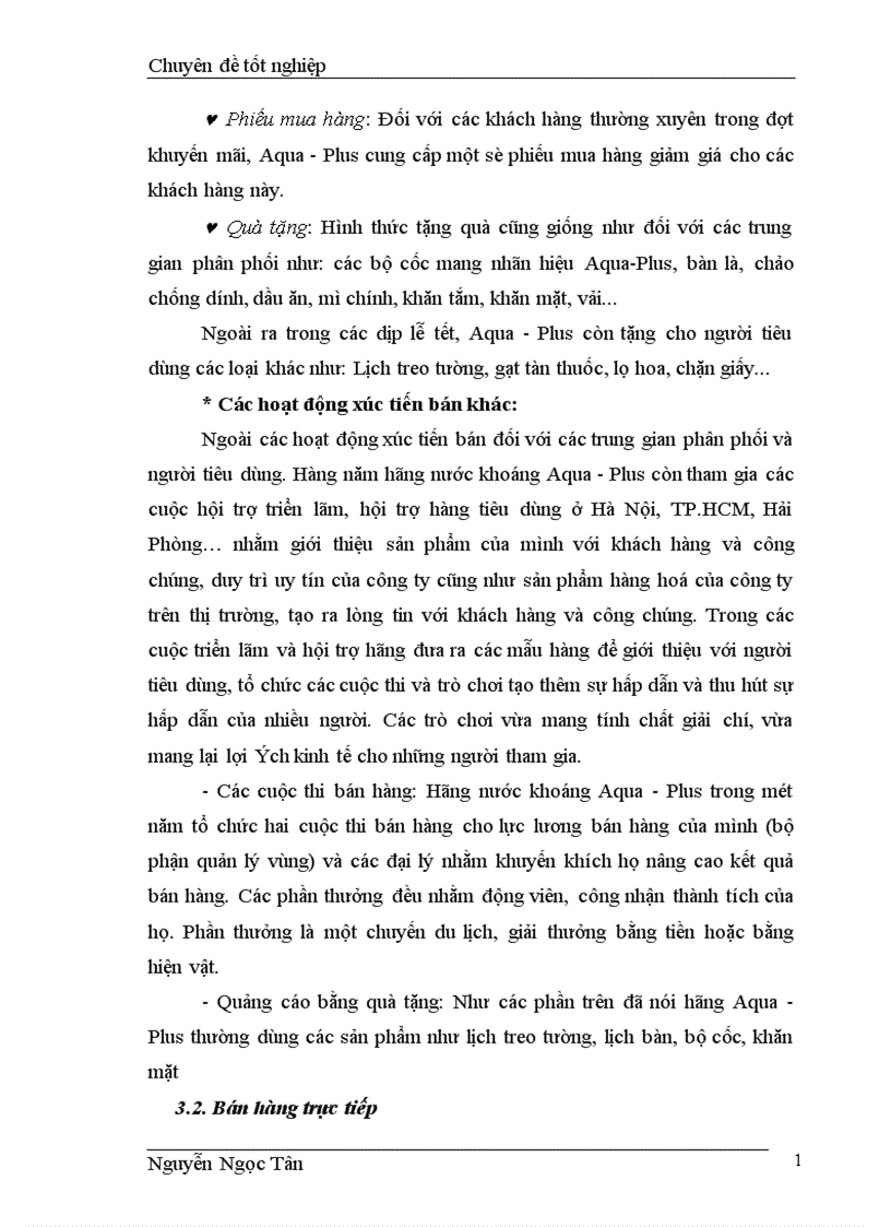 image for page Hoàn thiện giải pháp marketing hỗn hợp nhằm phát triển thị trường nước khoáng của công ty TNHH Sana 1