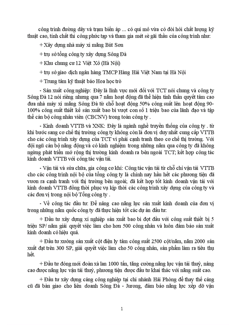 image for page Một số biện pháp chủ yếu nhằm góp phần hoàn thiện quá trình xây dựng chiến lược kinh doanh ở Công ty Xây lắp Vật tư Vận tải Sông Đà 12 1