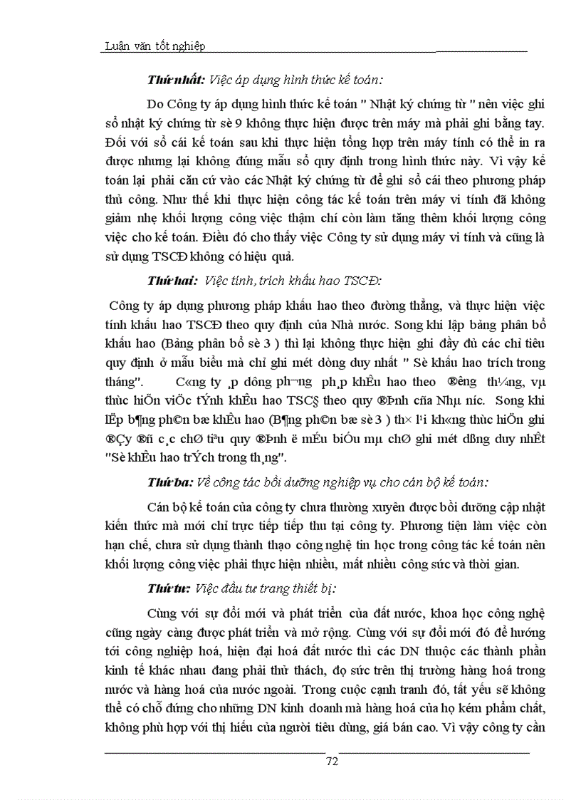 image for page Tổ chức hạch toán TSCĐ tại Công ty Đường Rượu Bia Việt Trì 1