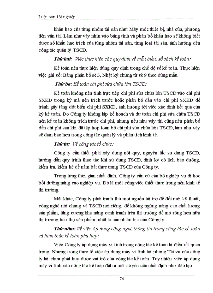 image for page Tổ chức hạch toán TSCĐ tại Công ty Đường Rượu Bia Việt Trì 1