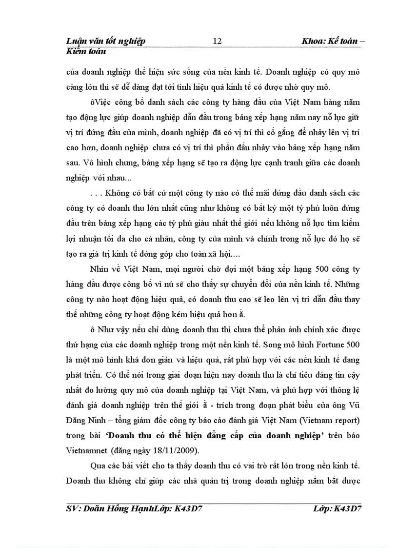 image for page Phân tích thống kê doanh thu tại công ty thương mại và kỹ thuật Hồng Thủy