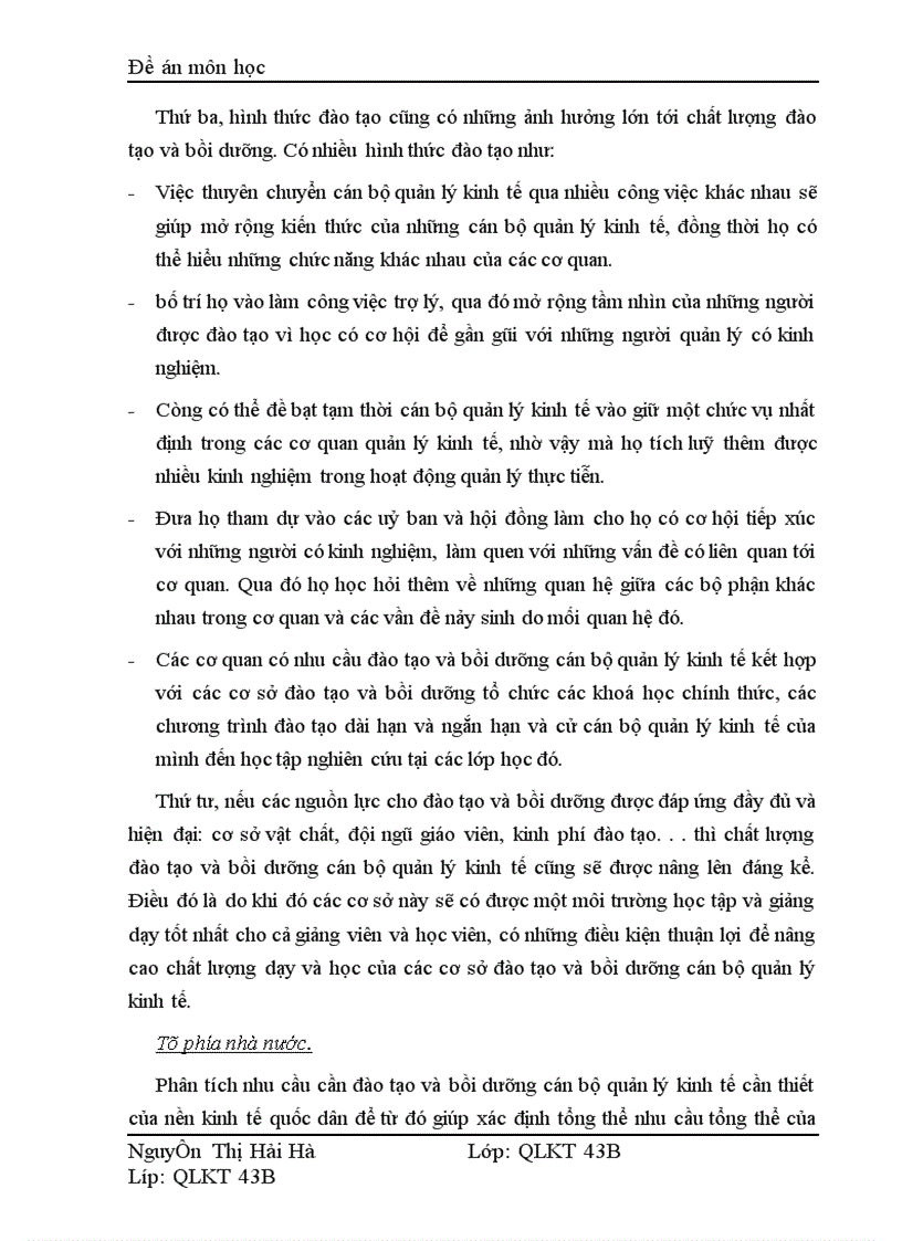 image for page Nâng cao chất lượng đào tạo và bồi dưỡng cán bộ quản lý kinh tế ở nước ta hiện nay