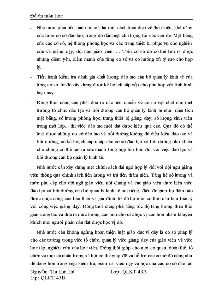 image for page Nâng cao chất lượng đào tạo và bồi dưỡng cán bộ quản lý kinh tế ở nước ta hiện nay