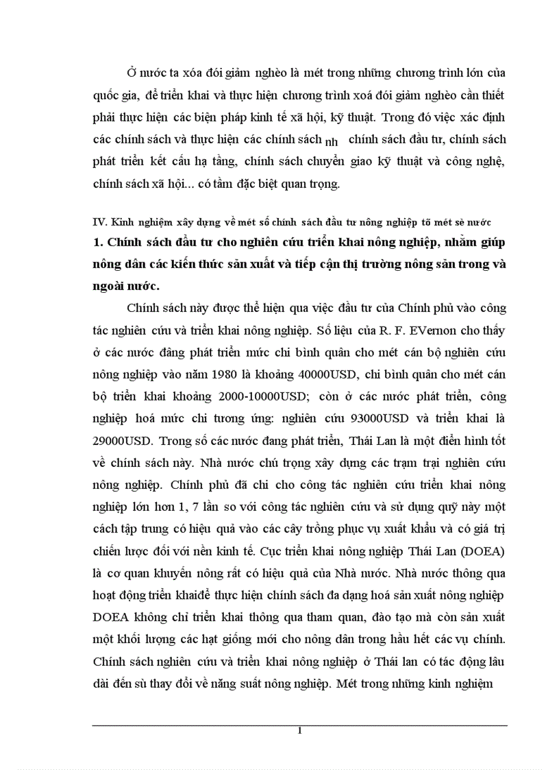 image for page Định hướng và một số giải pháp cho chính sách đầu tư phát triển sản xuất nông nghiệp ở Việt Nam 1