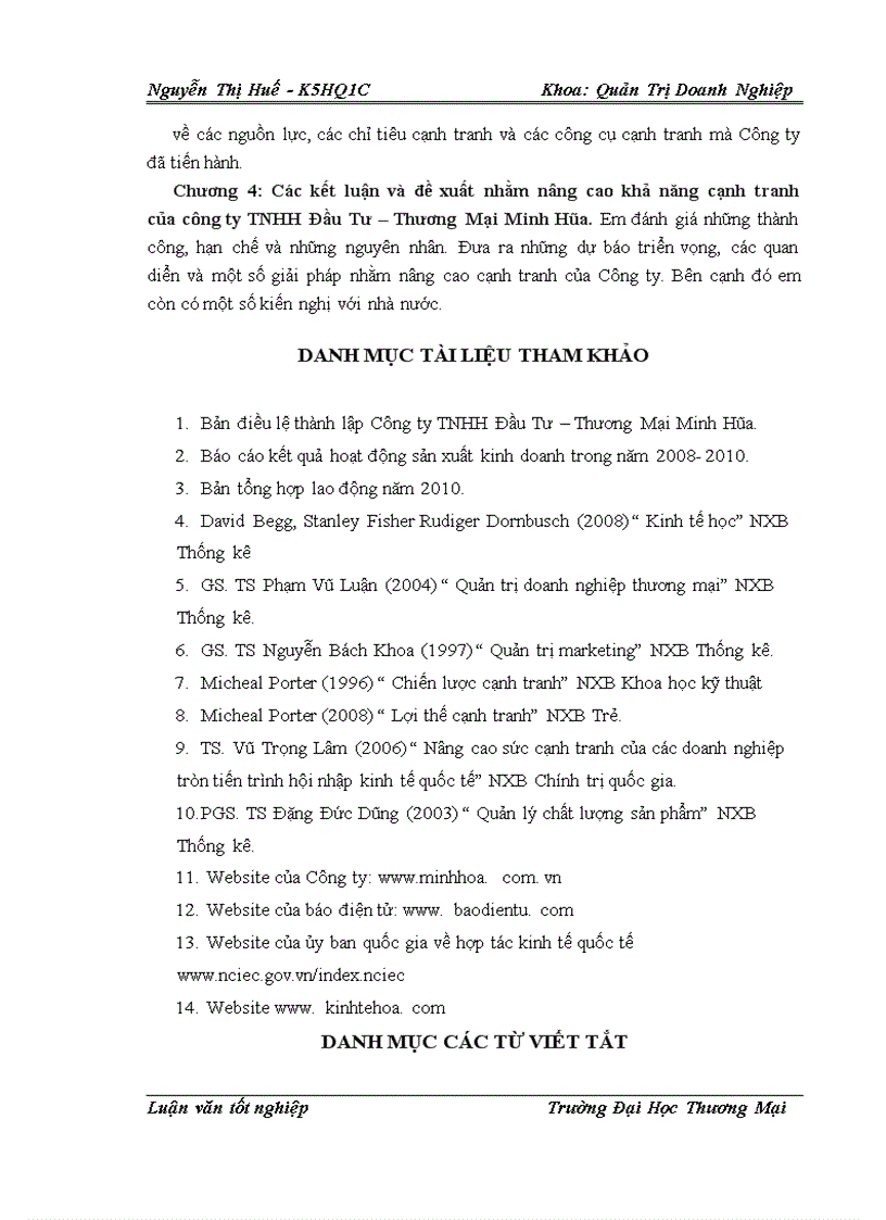 image for page Nâng cao khả năng cạnh tranh của Công ty TNHH Đầu Tư Thương Mại Minh Hòa