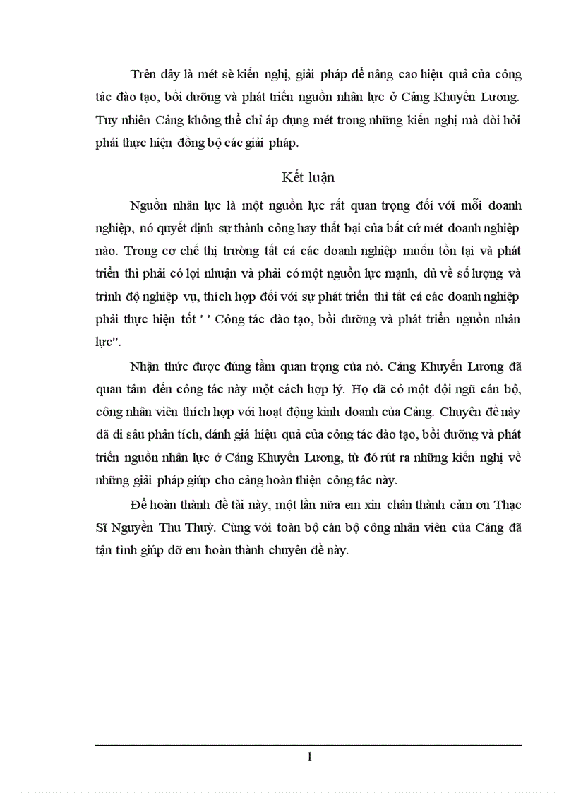 image for page Công tác đào tạo bồi dưỡng và phát triển nguồn nhân lực ở cảng Khuyến Lương