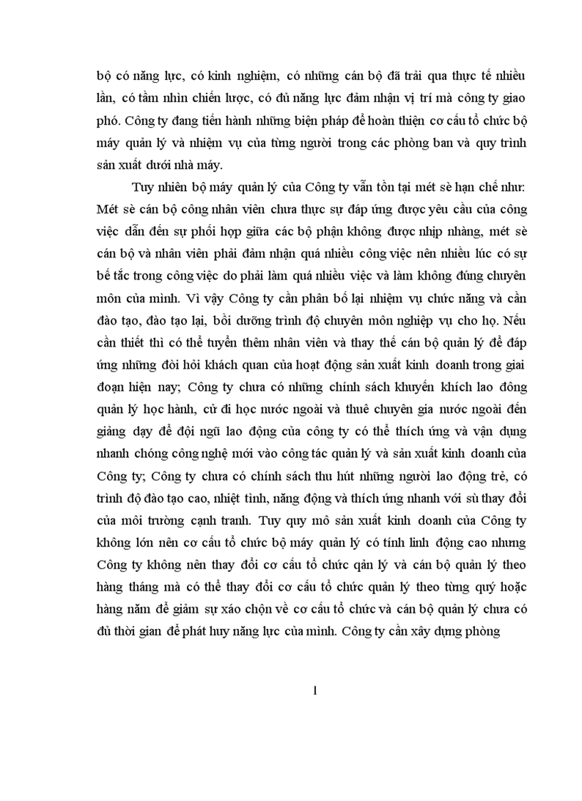 image for page Hoàn thiện cơ cấu tổ chức bộ máy quản lý tại Công ty liên doanh cơ khí xây dựng 1