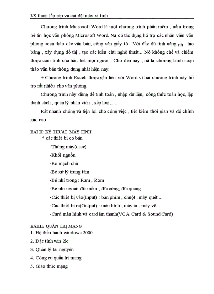 image for page kỹ thuật lắp ráp và cài đặt máy vi tính