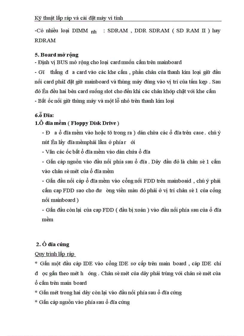 image for page kỹ thuật lắp ráp và cài đặt máy vi tính