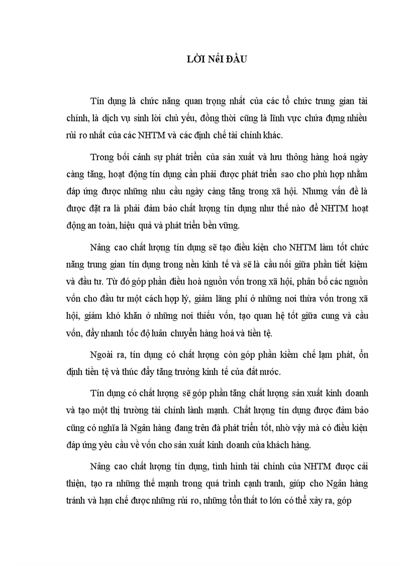 image for page Nâng cao chất lượng tín dụng Ngân hàng đối với Doanh nghiệp vừa và nhỏ tại Ngân hàng TMCP Phát triển nhà TP Hồ Chí Minh HDBank Trung Hòa 1