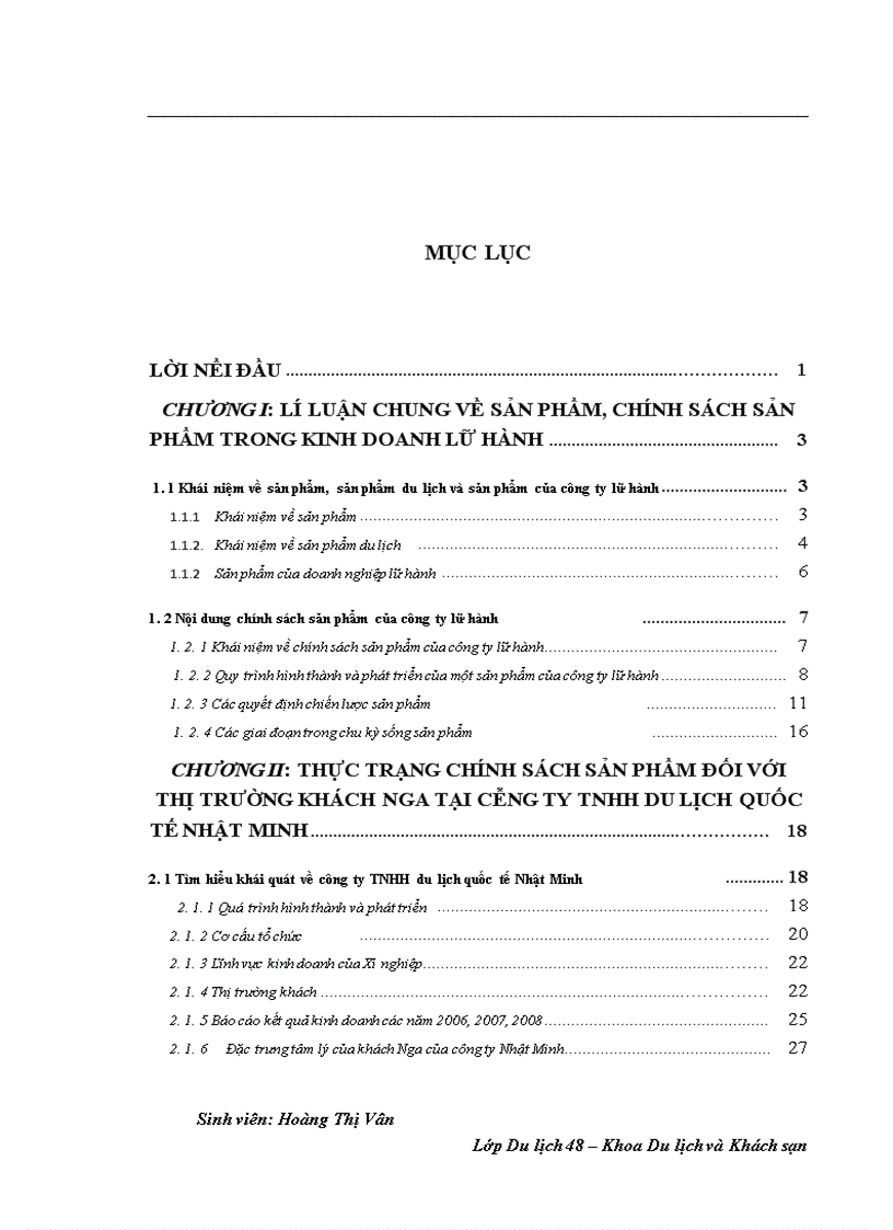 image for page Một số giải pháp hoàn thiện chính sách sản phẩm đối với thị trường khách Nga của công ty TNHH du lịch quốc tế Nhật Minh