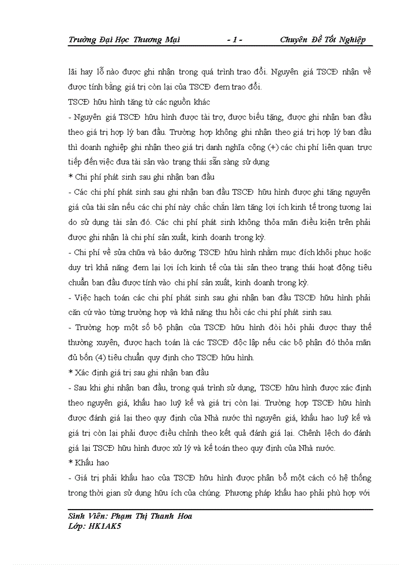 image for page Kế toán TSCĐ hữu hình trong doanh nghiệp theo chế độ kế toán hiện hành