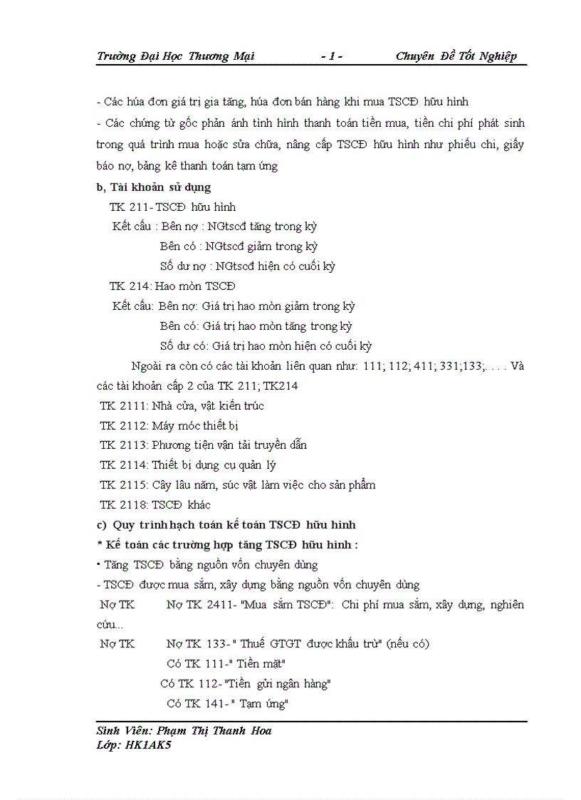 image for page Kế toán TSCĐ hữu hình trong doanh nghiệp theo chế độ kế toán hiện hành
