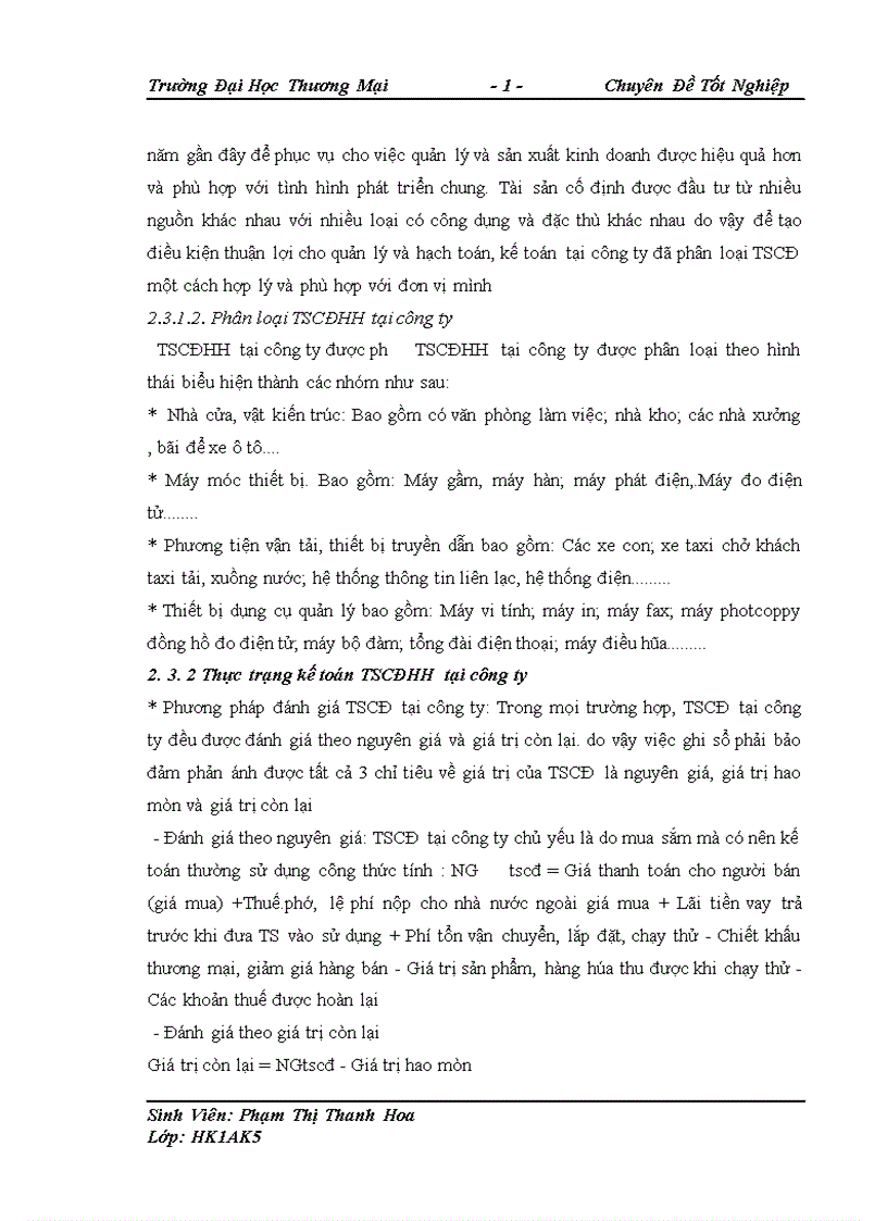 image for page Kế toán TSCĐ hữu hình trong doanh nghiệp theo chế độ kế toán hiện hành