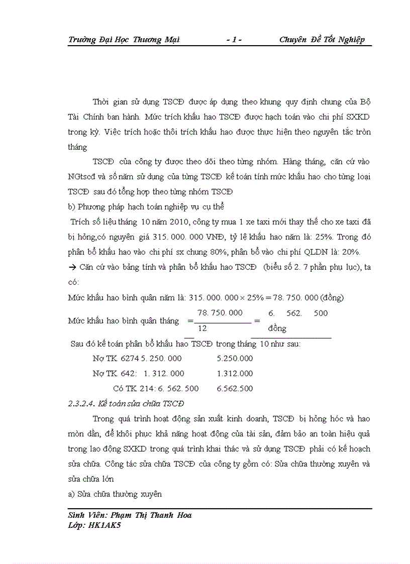 image for page Kế toán TSCĐ hữu hình trong doanh nghiệp theo chế độ kế toán hiện hành