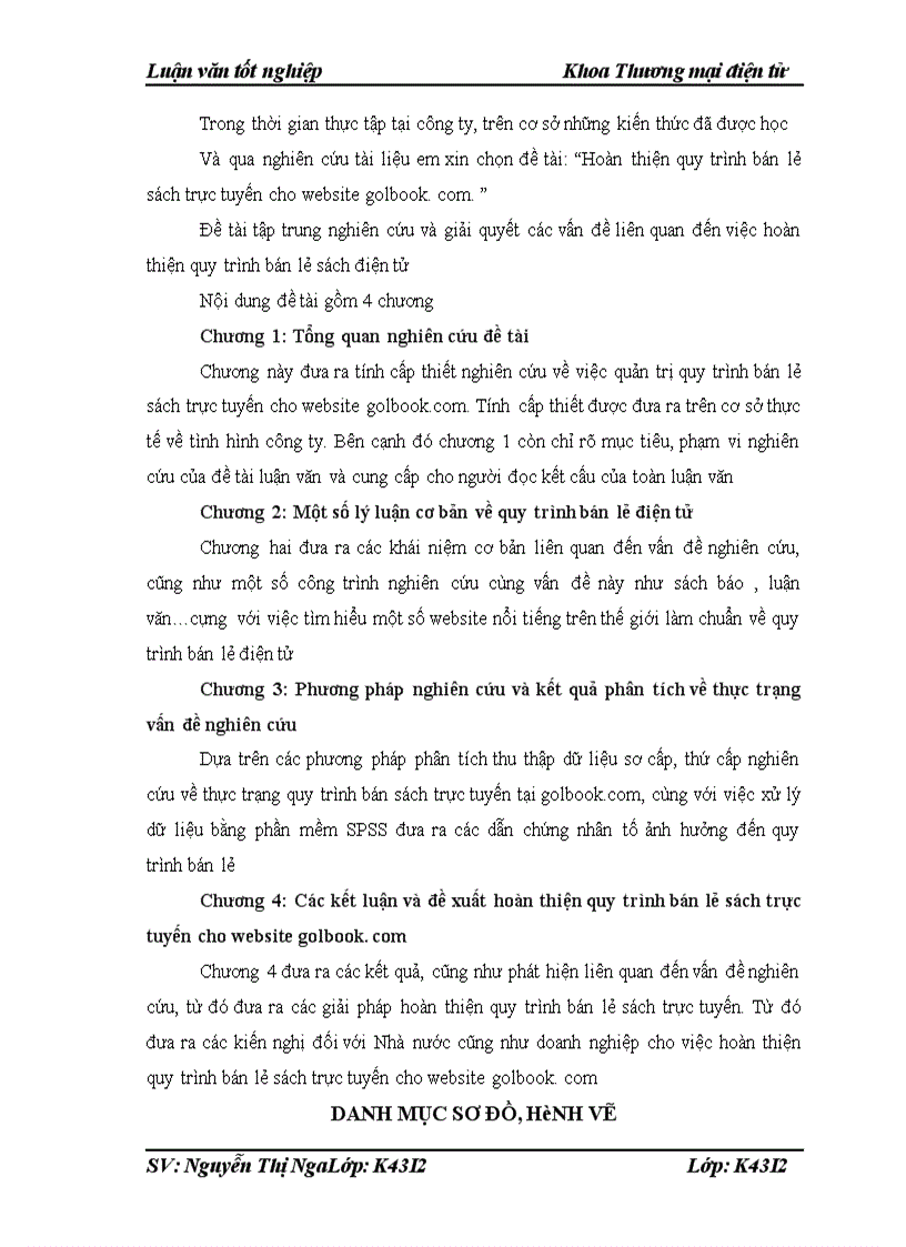 image for page Các kết luận và đề xuất hoàn thiện quy trình bán lẻ sách trực tuyến cho website golbook com