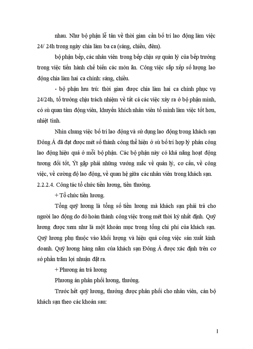 image for page Quản trị nhân sự tại khách sạn Đông Á thực trạng và giải pháp 1