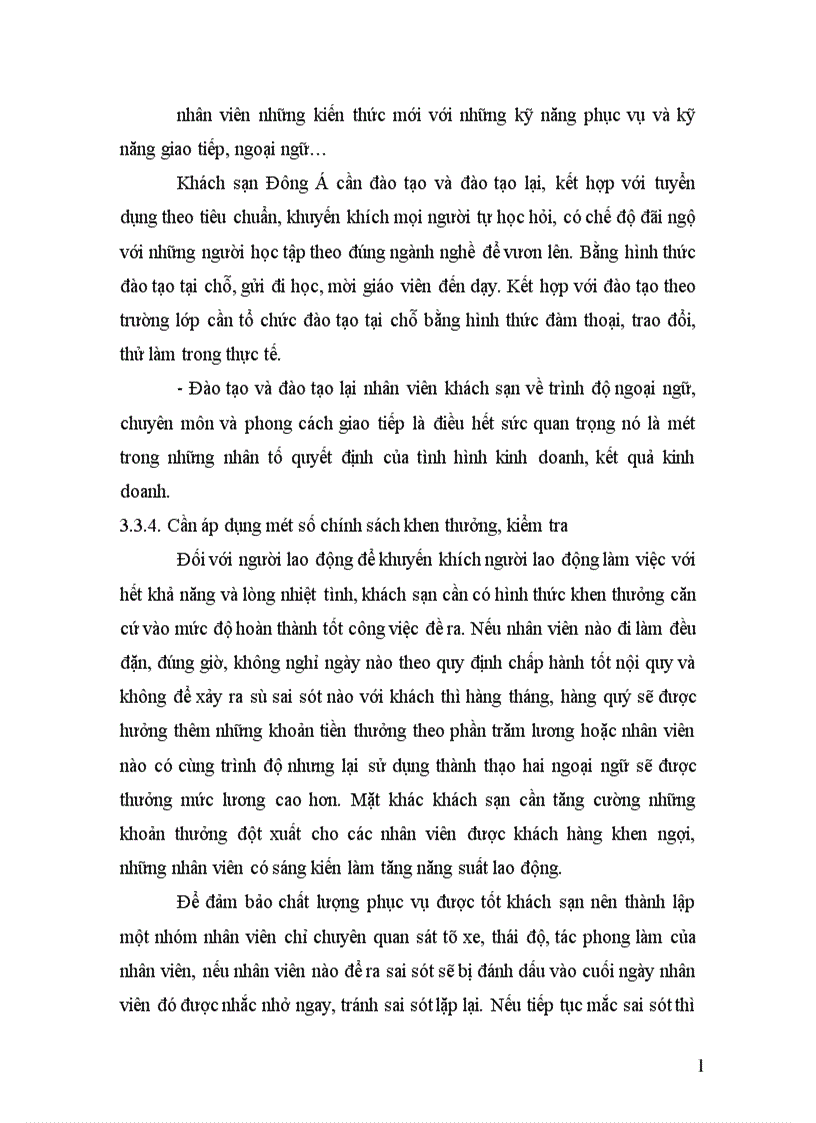 image for page Quản trị nhân sự tại khách sạn Đông Á thực trạng và giải pháp 1