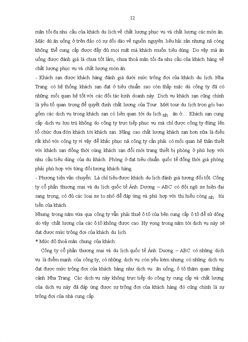 image for page Giải pháp nâng cao chất lượng Tour du lịch Hà Nội Nha Trang tại công ty cổ phần thương mại và du lịch quốc tế Ánh Dương ABC