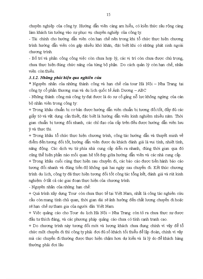 image for page Giải pháp nâng cao chất lượng Tour du lịch Hà Nội Nha Trang tại công ty cổ phần thương mại và du lịch quốc tế Ánh Dương ABC