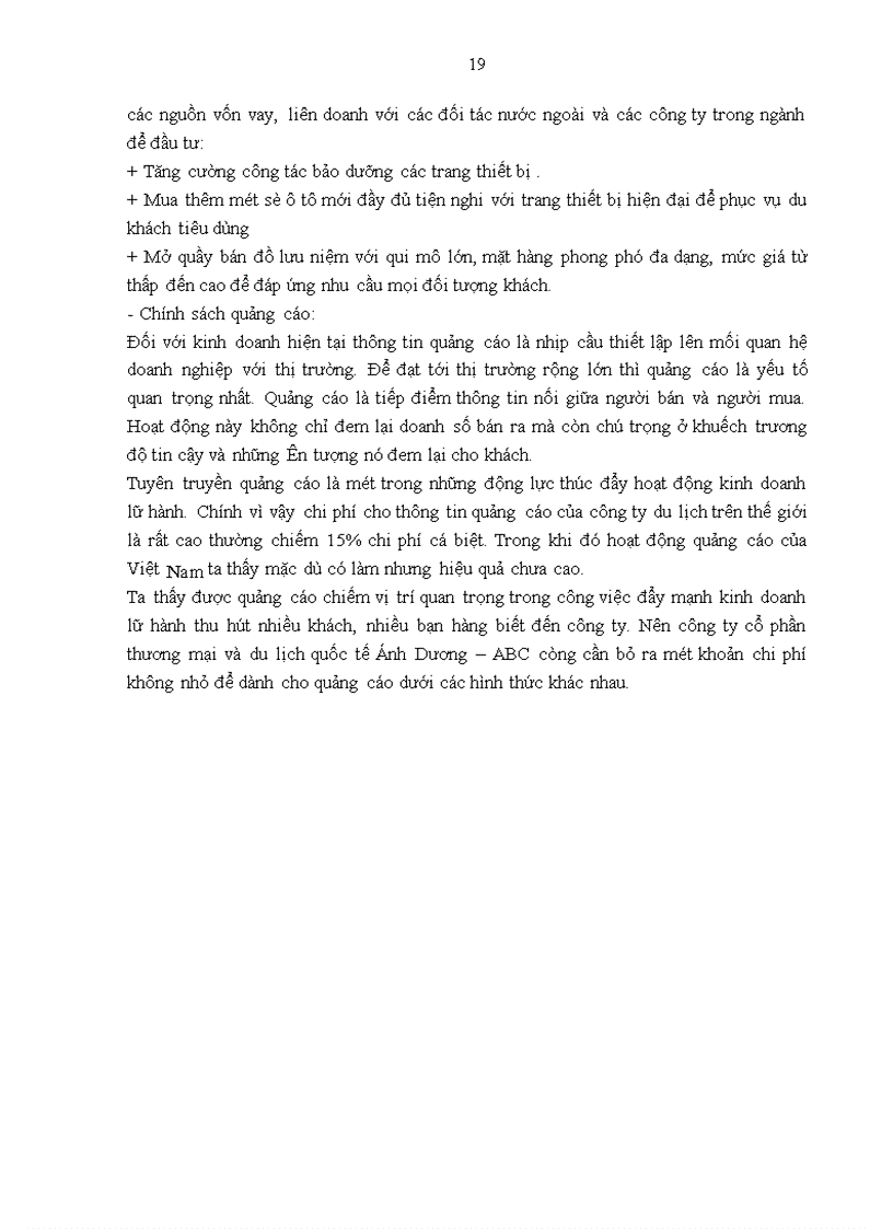 image for page Giải pháp nâng cao chất lượng Tour du lịch Hà Nội Nha Trang tại công ty cổ phần thương mại và du lịch quốc tế Ánh Dương ABC