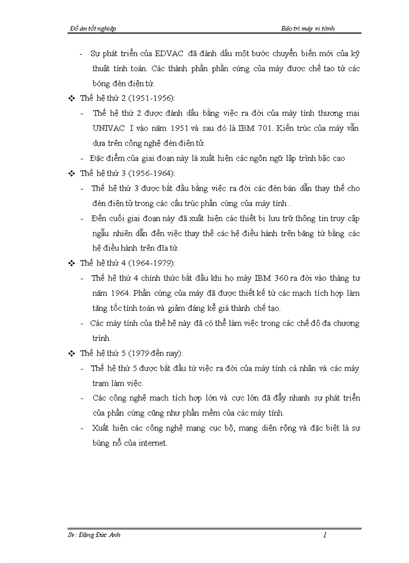 image for page Bảo trì máy vi tính Bảo trì máy vi tính